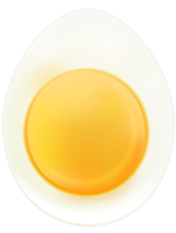 Medelkokt ägg